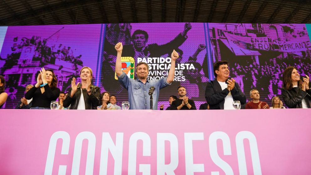M�ximo Kirchner en cierre del congreso del PJ bonaerense: "El adversario de la sociedad es Macri"