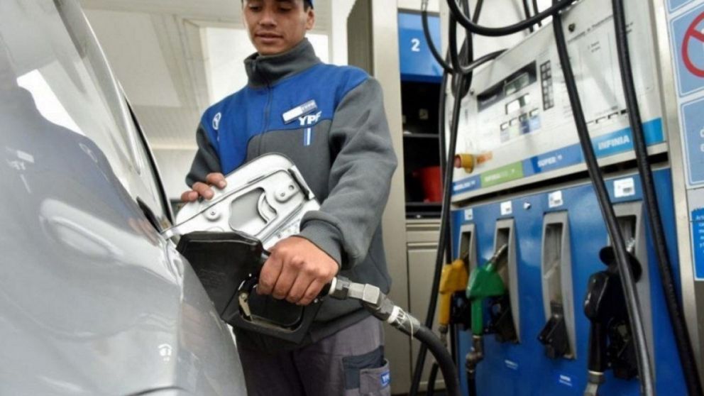 Precio nafta YPF hoy