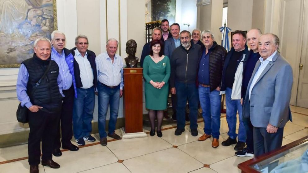 La mesa chica de Azopardo recibió a la ministra Olmos en UPCN