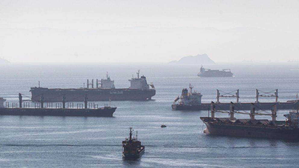 Varios buques quedaron varados por la retirada de Rusia del acuerdo