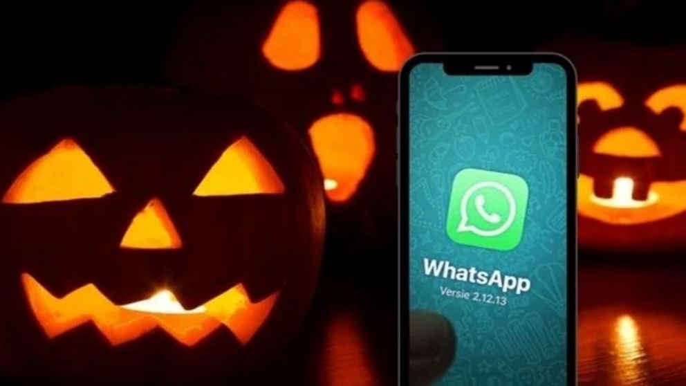 WhatsAppen modo Halloween