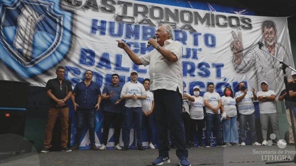 Gastronómicos: masivo acto para pedir elecciones en CABA y respaldar a Ballhorst