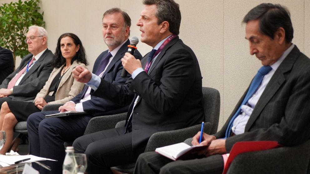 Massa en Washington: "Es absurdo" que la inversi�n en desarrollo sea computada como d�ficit fiscal