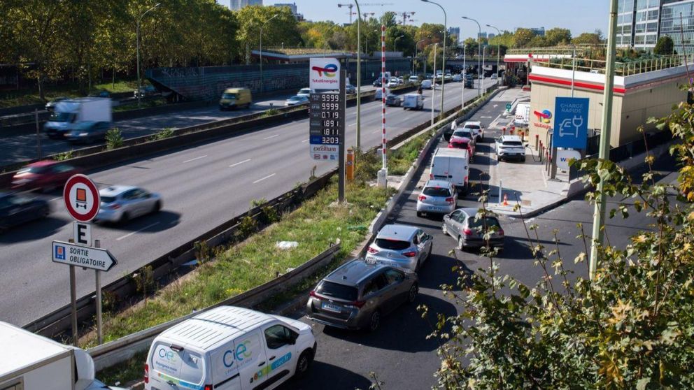 Casi el 30% de las estaciones de servicio en Francia se ven afectadas por la medida