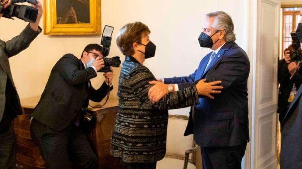 Encuentro cara a cara entre Georgieva y Alberto en el marco del G20