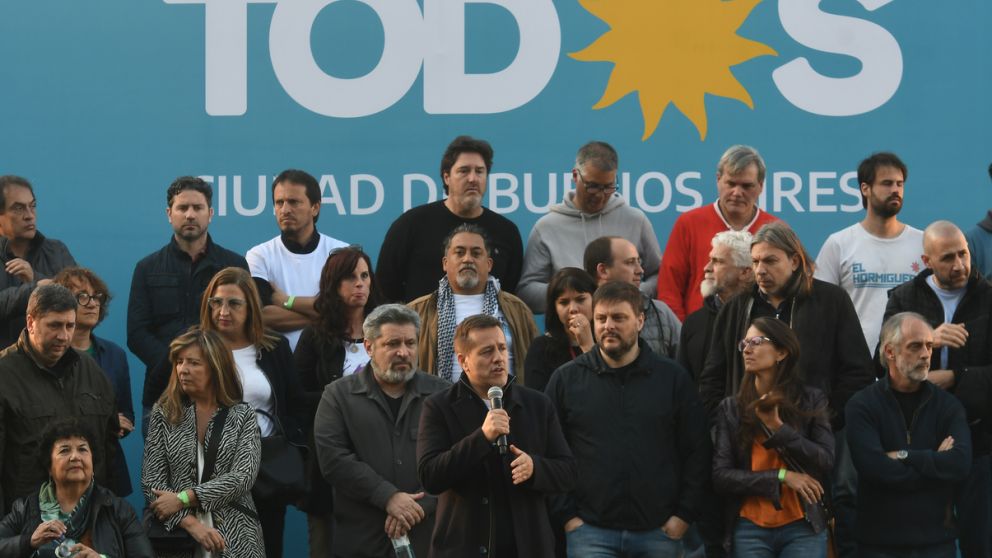 El cierre del acto estuvo a cargo de Mariano Recalde