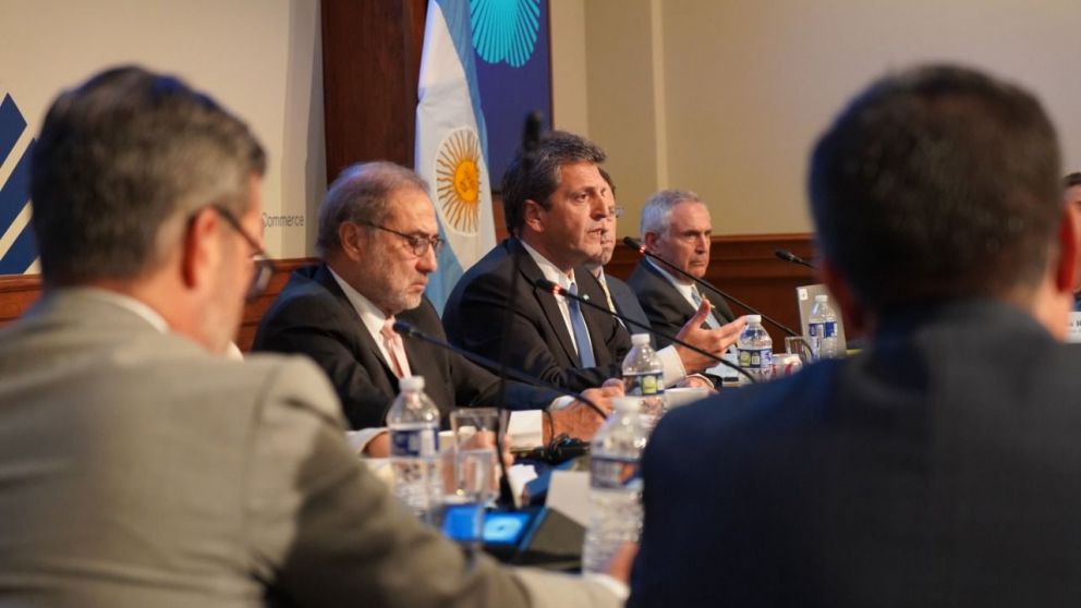 Sergio Massa en la C�mara de Comercio de los Estados Unidos