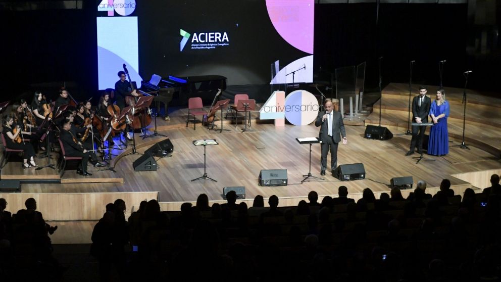 El escenario del Centro Cultural Kirchner