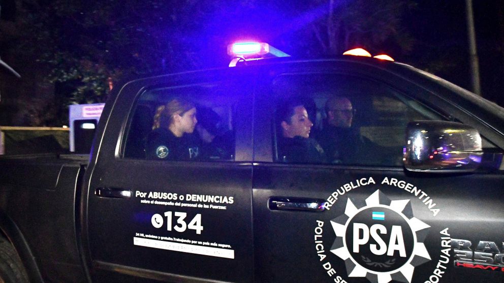 Brenda Uriarte, a la salida de Comodoro Py