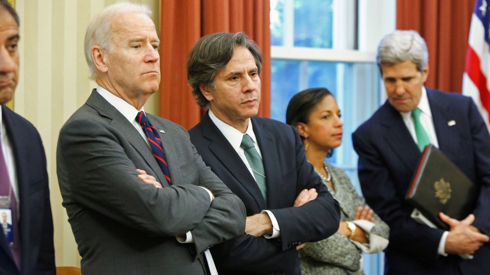 Joe Biden y Antony Blinken