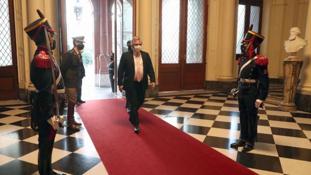 Alberto, en la Rosada