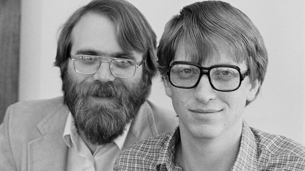 Paul Allen y Bill Gates, décadas atrás