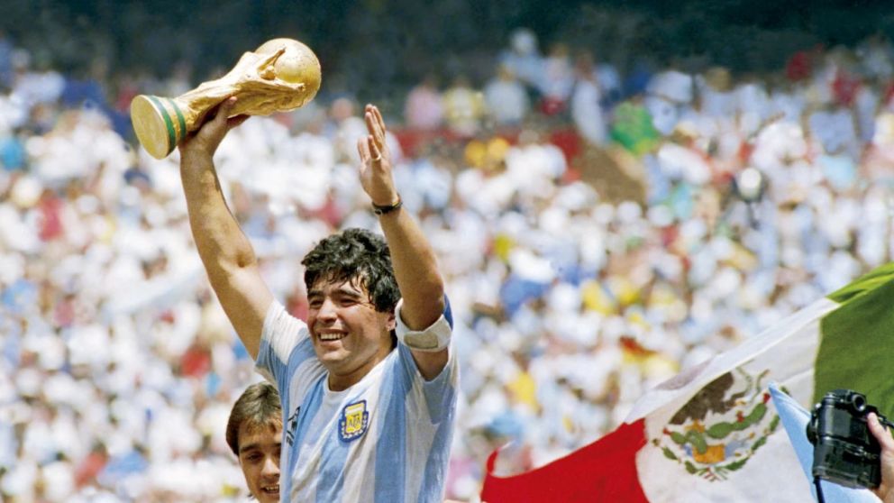 La camiseta del Diegote se fue Mundial y volvió