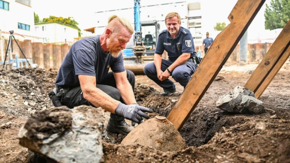 La bomba de la Segunda Guerra fue hallada en una obra en la estación central de trenes de Berlín