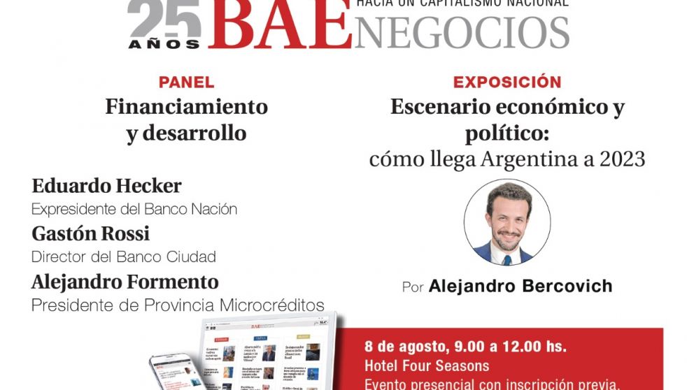 EN VIVO: lanzamiento 25 Aniversario de BAE Negocios