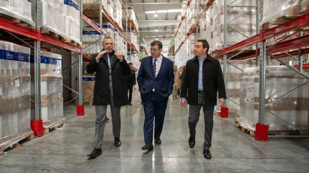 Andrés Watson y Claudio Moroni inauguraron la empresa Urflex