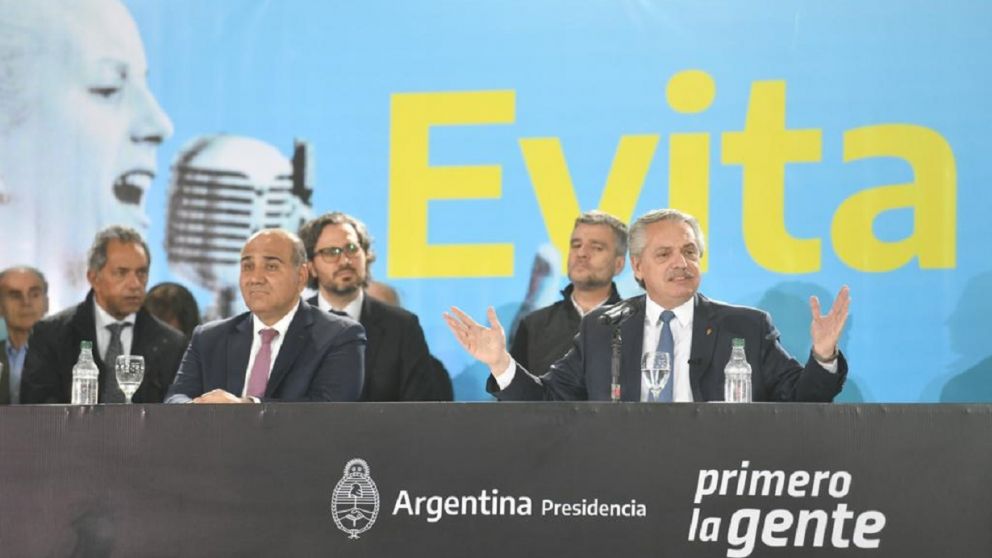 Alberto Fernández homenajeó a Evita por los 70 años de su muerte