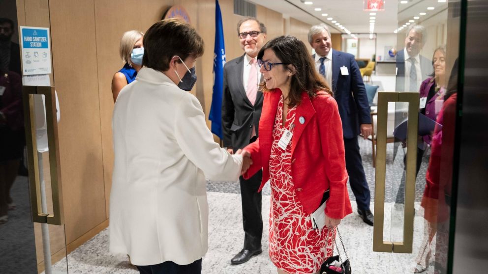 Silvina Batakis con Kristalina Georgieva