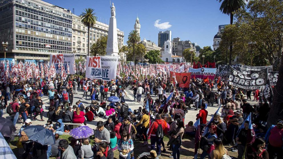 La Unidad Piquetera y el MTE confluir�n en Plaza de Mayo en demanda de trabajo genuino 