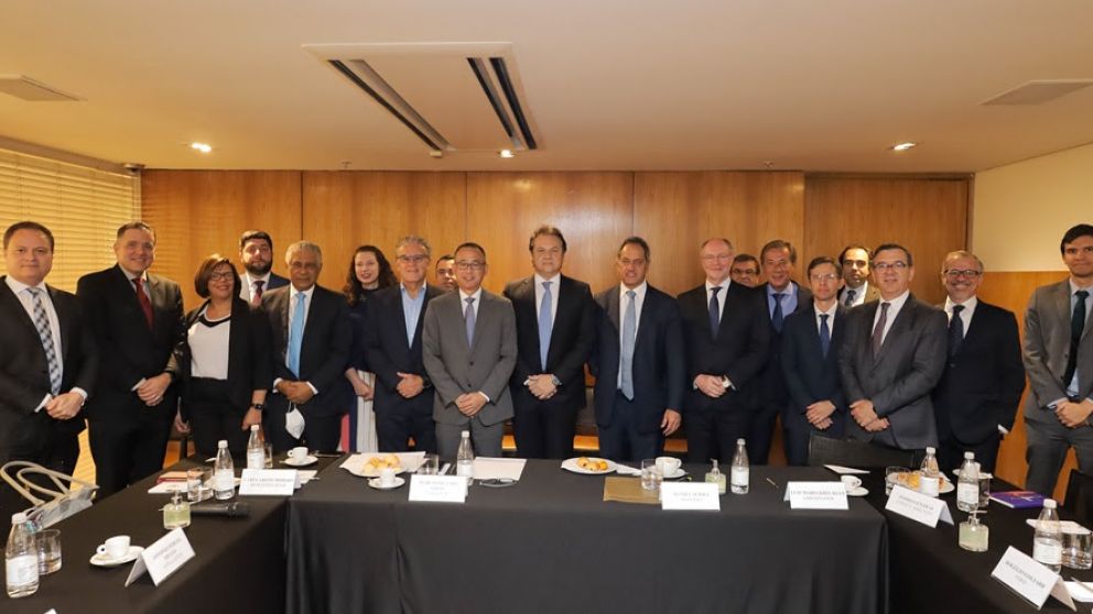 En San Pablo, Scioli se reunió con el presidente de ANFAVEA, Márcio de Lima Leite y autoridades de la asociación cción, exportaciones y equilibrio comercia