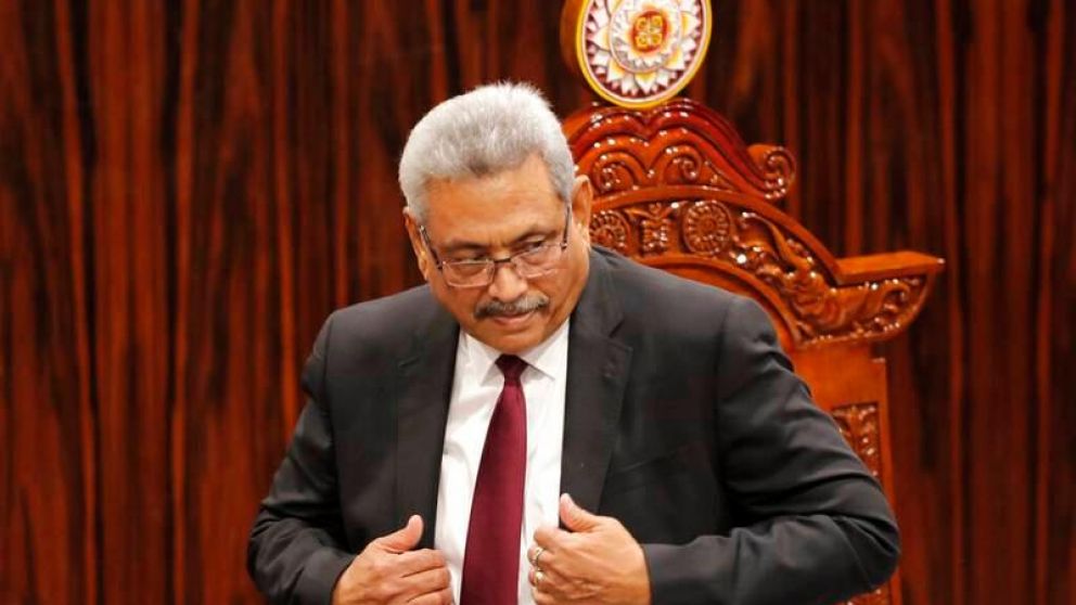 De momento se desconoce cuál es el destino final de Gotabaya Rajapaksa