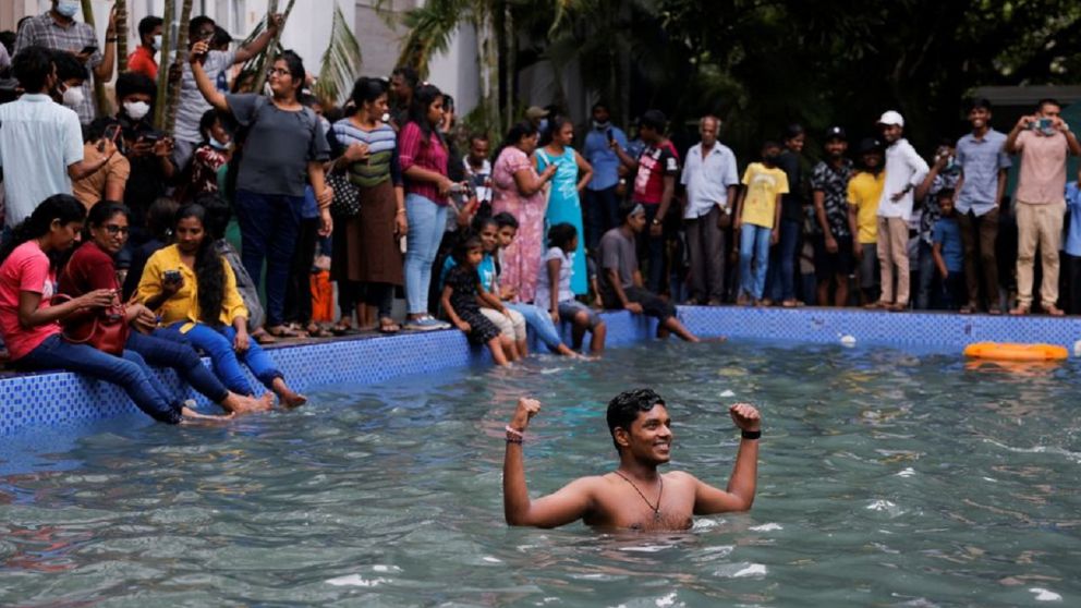 Sri Lanka revolucionado por la crisis que atraviesa. Foto: Reuters