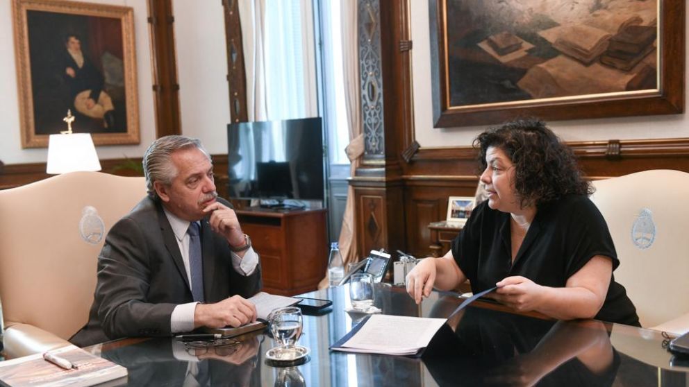 El presidente mantuvo agenda oficial en la Casa Rosada el viernes y recibió a la ministra Carla Vizzotti