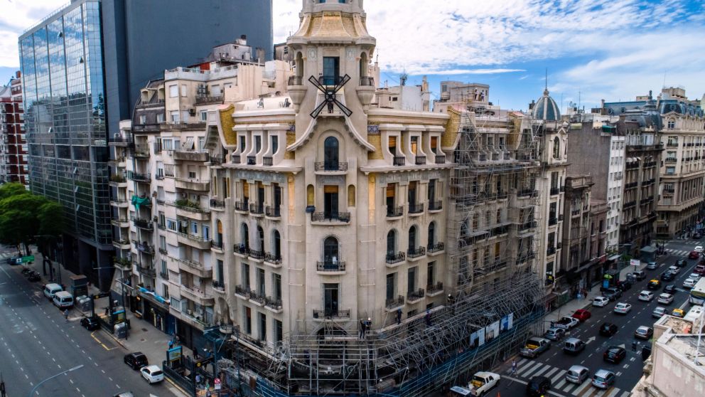 El Edificio del Molino está siendo restaurado hace tres años