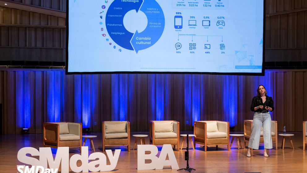 María Sol Beldi fue una de las más aplaudida con su ponencia sobre Fast Channel