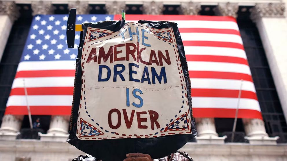 "El sueño americano se terminó", es una frase en boca de muchos