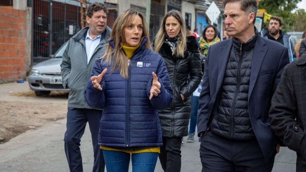 Galmarini recorrió la megaobra Sistema Riachuelo