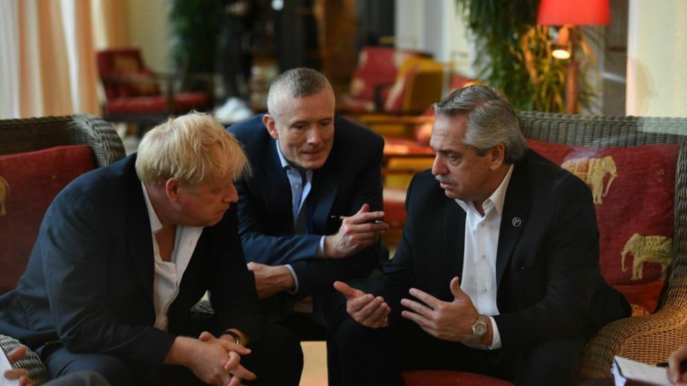Reuni�n bilateral entre Alberto Fern�ndez y Boris Jonhson