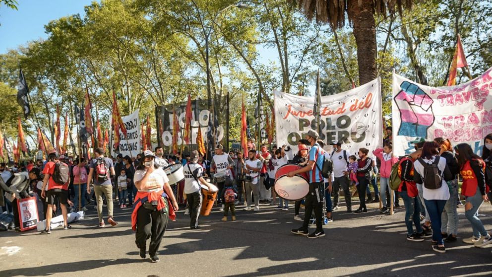 Protesta de organizaciones
