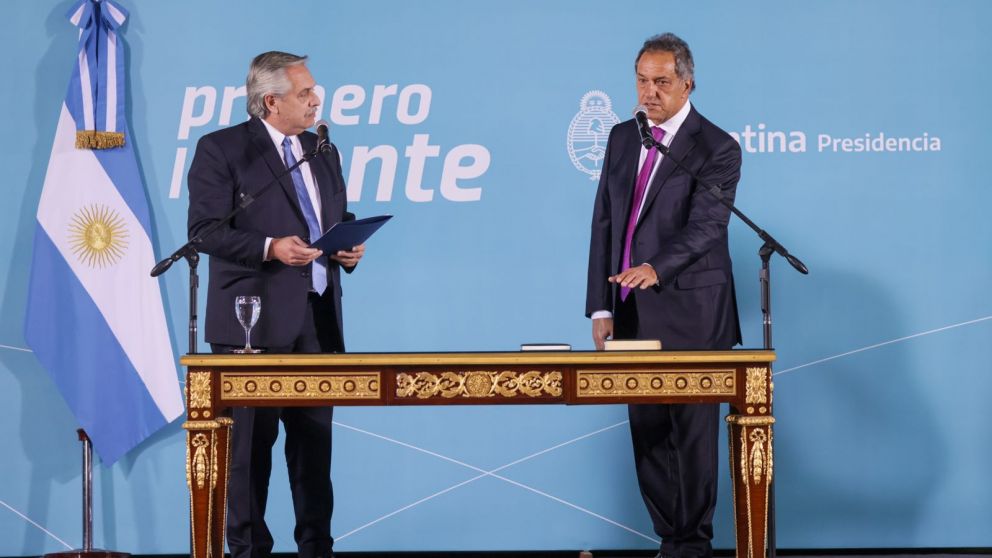 Scioli jur� como ministro en el Museo del Bicentenario