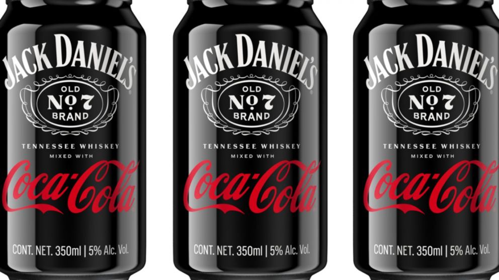 Así será la nueva bebida "lista para tomar" que lanzarán Coca Cola y Jack Daniels