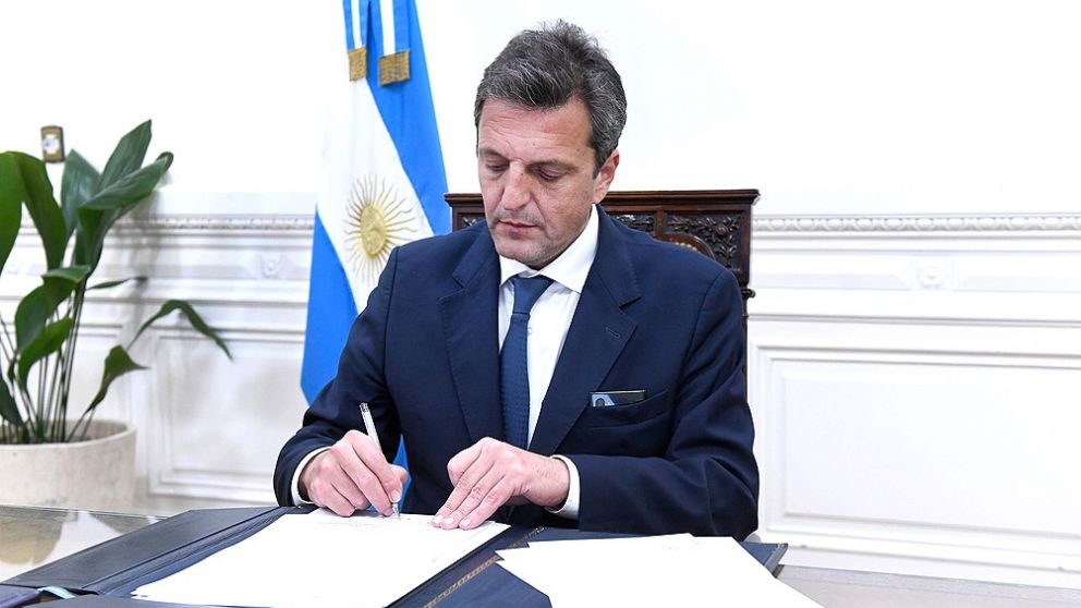 Sergio Massa impulsó la norma de alivio tributario