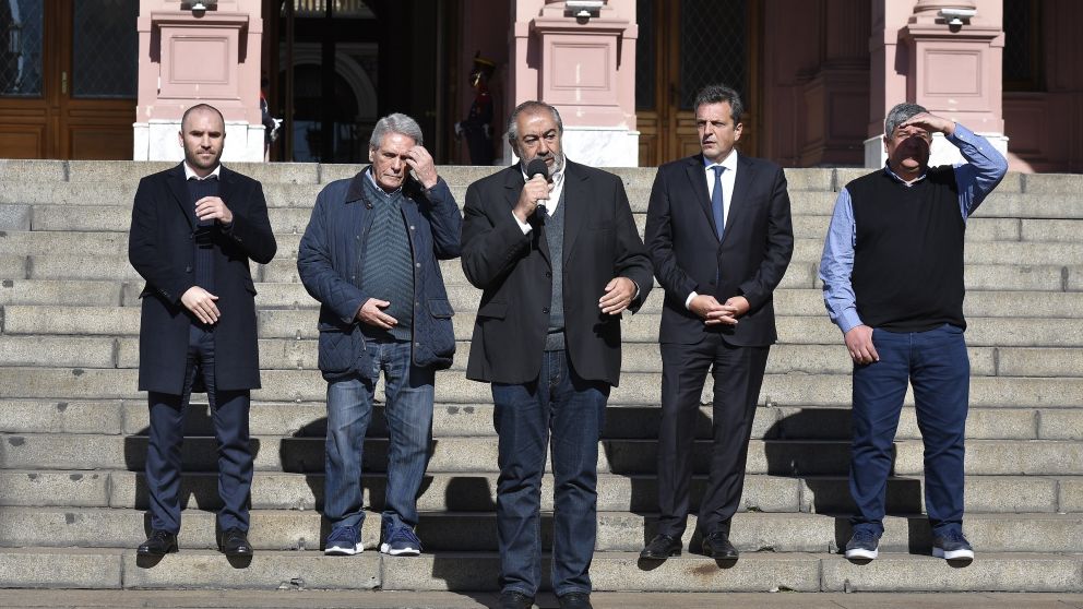 Daer consideró prioridad la gestión, Pablo Moyano dejó sus dudas sobre Martín Guzmán