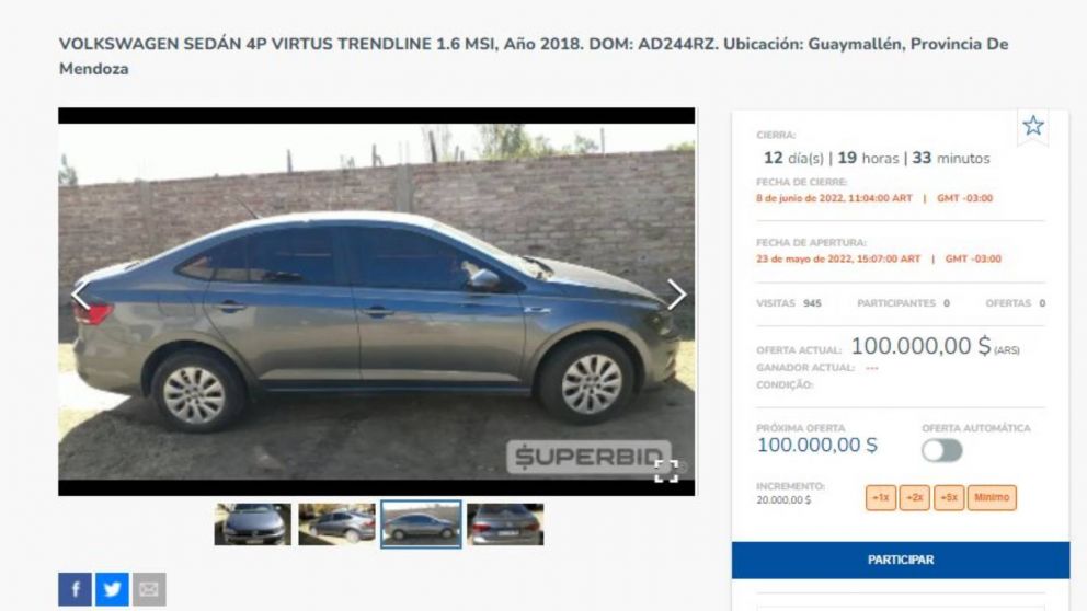 Narvaezbid realizar� el remate del Banco Franc�s