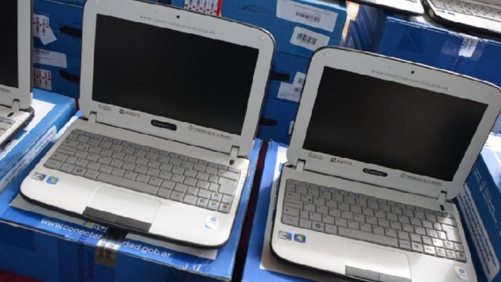 Computadoras gratuitas del programa Conectar Igualdad