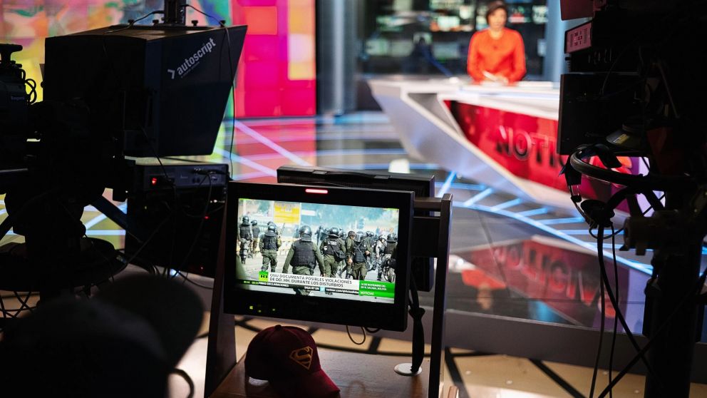 La televisión rusa fue intervenida por manifestaciones pro-Ucrania