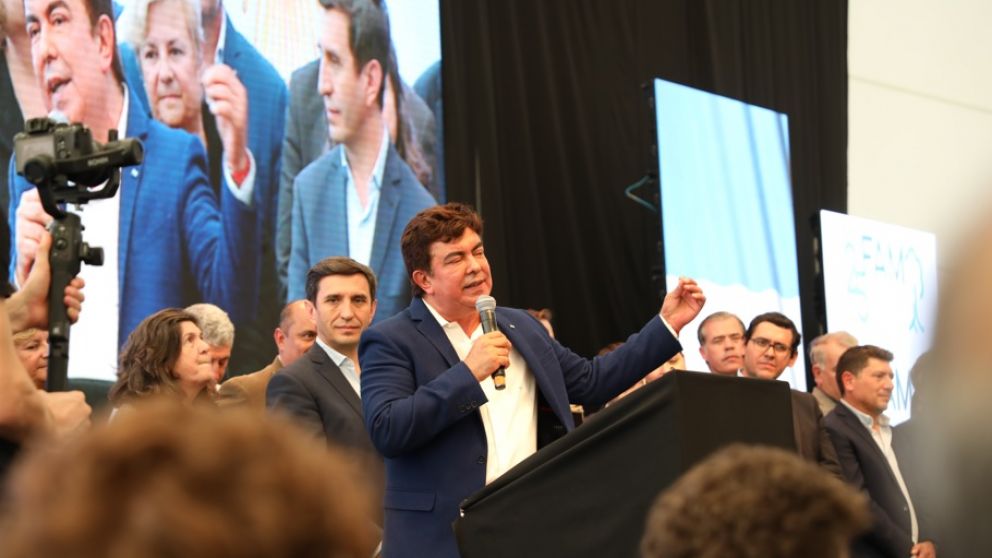 Fernando Espionza, en el acto en el que fue proclamado