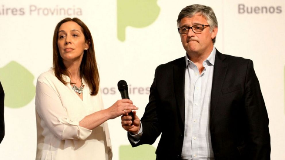 María Eugenia Vidal y su ex ministro de Trabajo Marcelo Villegas