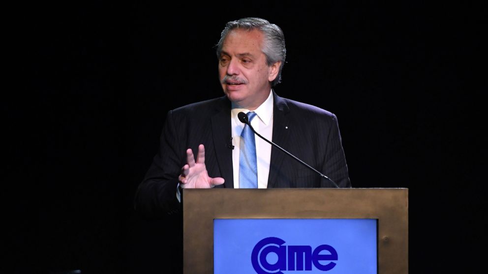 Alberto Fernández cerró la asamblea de CAME