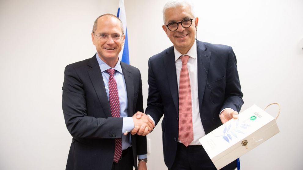 Julián Domínguez y su par de Israel, Oded Forer