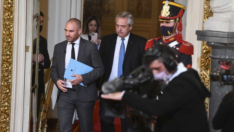 Martín Guzmán y Alberto Fernández