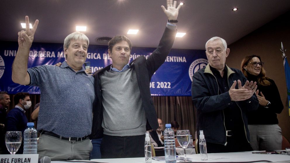 Kicillof participó hoy de la apertura del congreso de la UOM que tuvo lugar en Mar del Plata