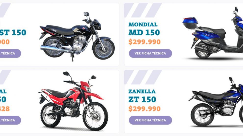 Plan "Mi Moto" para adquirir vehículos nacionales en hasta 48 cuotas
