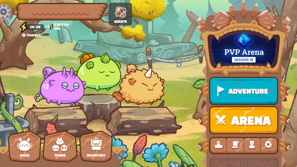 Axie Infinity permite jugar con pequeñas criaturas y recibir recompensas en dinero real