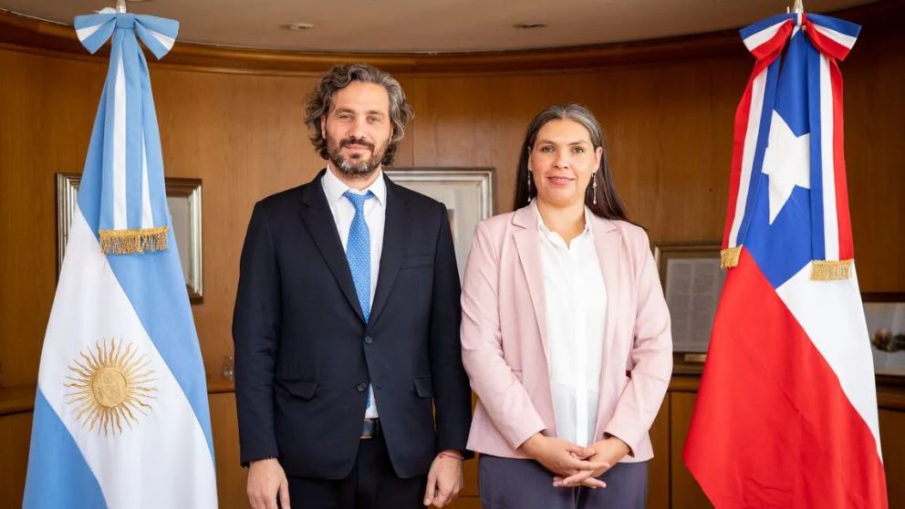 A días de la visita del Presidente Boric al país, Cafiero recibió a la nueva embajadora de Chile Bárbara Figueroa