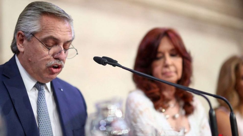 Distancia entre Alberto Fern�ndez y Cristina Kirchner